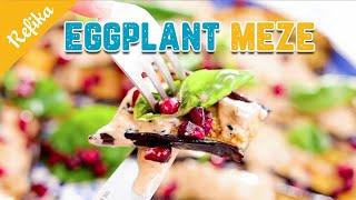 Refikas Eggplant  Aubergine Recipe with Pomegranate and Yoghurt