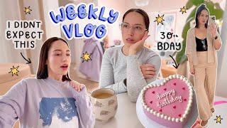 WEEKLY VLOG 4  I didnt expect this to happen... A stressful phone call + my 30th birthday 