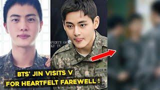 BTS News Update Jin Visits V at Military Camp for Heartfelt Farewell