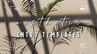 aesthetic intro templates for 2021 & 2022 *no text*  no credit needed