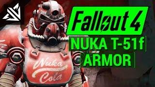 FALLOUT 4 How To Get NUKA T-51f ARMOR Unique POWER ARMOR in Nuka World DLC Unique Armor Guide