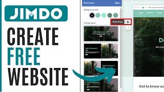 How to Create a FREE Website on Jimdo Full Tutorial