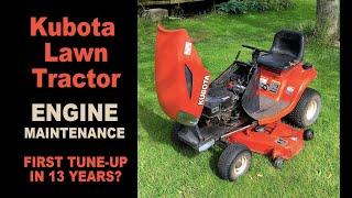 How to change the oil and maintain a Kubota Lawn Tractor.
