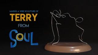 Making A Wire Sculpture of Terry from SOUL #Shorts