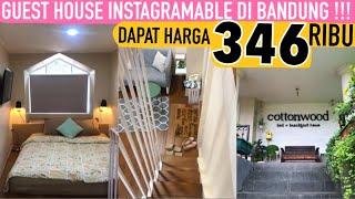 KAMAR UNIK & TINGKAT DI BANDUNG  COTTONWOOD BED & BREAKFAST HOUSE #jalanjalanekarizal #vlog71