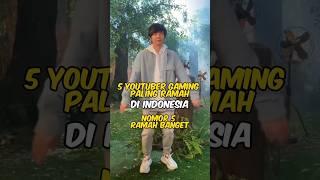 5 Youtuber Gaming Paling Ramah di Indonesia Nomor 5 ramah Banget #shorts