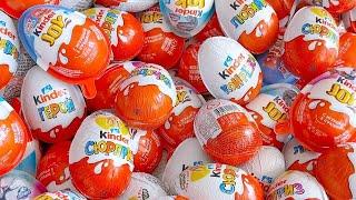 ASMR video with kinder joy  Satisfying video with kinder joy - Asmr kinder joy cupa chups