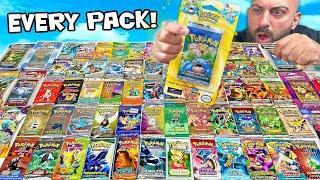 I Opened EVERY Pack of Pokemon Cards $30000