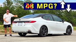 Whats the REAL Fuel Economy?? We TEST the *Claimed* 48 MPG City Rating in the 2025 Toyota Camry