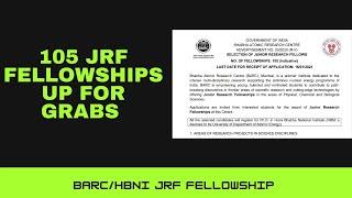 105 JRF Positions at BARCHBNI