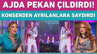 Ajda Pekkan çıldırdı Konseri terk eden kardeşi Semiramis Pekkana kızdı