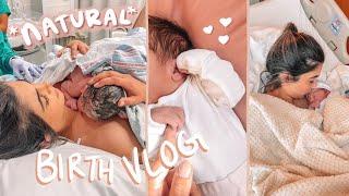 BIRTH VLOG *raw & real*  NATURAL LABOUR & DELIVERY without epidural