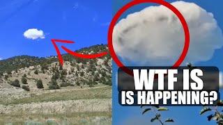 UFO Spotted HIDING IN CLOUDS Alien Sightings Caught on Camera 2024