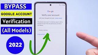 How to Bypass Google Account Verification FRP All ModelsHow to Bypass Google Account