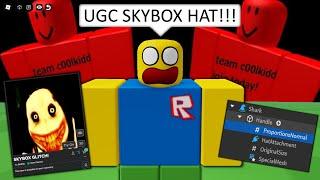 The most insane hat glitch just happened... Skybox accessories.. ROBLOX