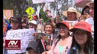 Alberto Fujimori simpatizantes de diversas partes del país llegan al cementerio para último adiós