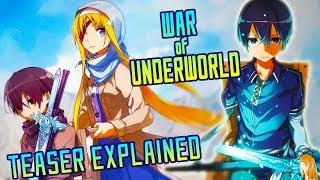 Sword Art Online Alicization War of Underworld Teaser EXPLAINED  Gamerturk Reviews