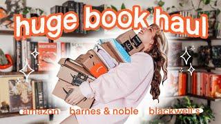 HUGE Book Haul  *fantasy romance*  Blackwells + Amazon + Barnes & Noble