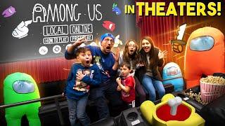 AMONG US @ the MOVIE THEATERS  Gameplay + Hide and Seek + Real Life Cosplay FGTeeV