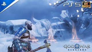 Opening all 6 LEGENDARY CHESTS in Niflheim The Raven Tree  God of War Ragnarök PS5 4K 60FPS