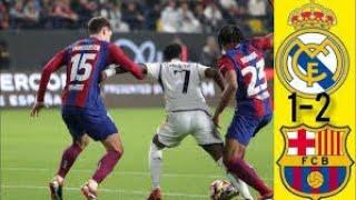 Real Madrid vs Barcelona 1-2 ALL Goals & Highlights  Friendly match in USA