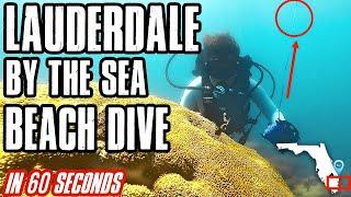 How to scuba dive Lauderdale by the Sea  Shore Diving  Everything you need to know in one minute.