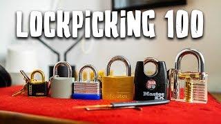 I Learned How to Pick All of These Locks Lockpicking 100