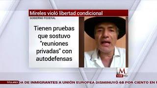 Funcionarios aseguran que José Manuel Mireles violó libertad condicional
