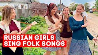 Russian girls sing folk song Ah you inner porch my inner porch  Beloe Zlato