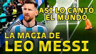 Así Cantó el Mundo el Gol de Messi  Julian  Argentina vs Croacia