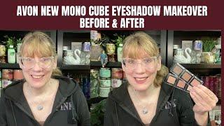 AVON New Mono Cube Eyeshadow Makeover - Before & After