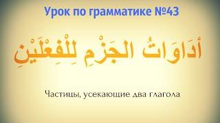 № 43 Частицы усекающие два глагола أدَاوَاتُ الجَزْمِ لِلْفِعْلَيْنِ