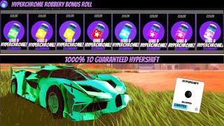 GETTING THE OG HYPERSHIFT AFTER PAIN OF GRINDING  LEVEL 5 HYPERCHROMES IN ROBLOX JAILBREAK...