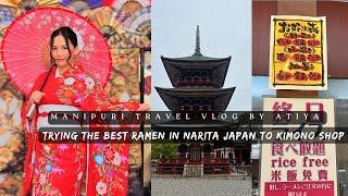 Wearing kimono first time Japan  Manipuri travel vlog