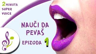 Kako pravilno pevati? 2 minuta Supervoice - epizoda 1