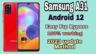 Samsung A31 Android 12 Frp Bypass 2023 Update Method