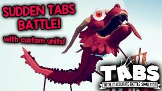 SUDDEN TABS CAMPAIGN WITH NEW CUSTOM UNITS  Lets Play Totally Accurate Battle Simulator 1.03