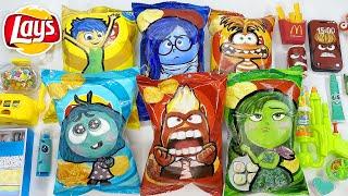 Lays Snack - Inside Out 2 repaint blind bags unboxing - How to make Inside Out inspired crafts