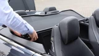 Mercedes A207 E-Class convertible APERTA wind deflector installation