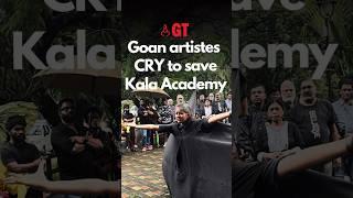 Street play THE CRY at Kala Academy gate #artistes  #shorts #goa  Gomantak Times 