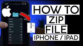 How to Zip a File on your iPhone iPad 2022