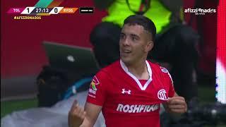 Gol de Leonardo Fernández  Toluca 1-0 Rayados   Liga BBVA MX - Apertura 2022 - Jornada 9