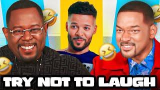 WILL SMITH & MARTIN LAWRENCE RATE DAD JOKES with JEREMY LYNCH  *Try Not To Laugh*