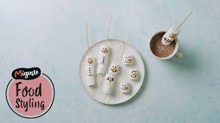 Come creare un pupazzo di neve con i marshmallow – Migusto Food Styling