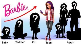 Barbie Growing Up EVOLUTION  Cartoon Wow