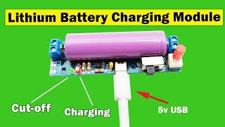 18650 Lithium Battery Charging Module DC 3.7V Li Ion Battery Module