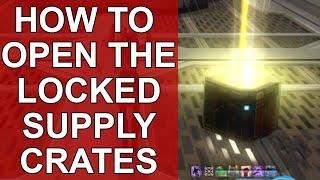 How to open the purple locked supply crates in Star Wars The Old Republic