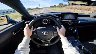 2024 Lexus IS500 F Sport Premium Blue Vector POV Drive Impressions and ASMR