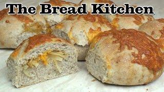 Cheese and Onion Stuffed Bread Rolls in The Bread Kitchen