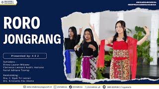 SMA BOPKRI 1 YOGYAKARTA - RORO JONGGRANG - SUMATIF SENI BUDAYA KELAS X